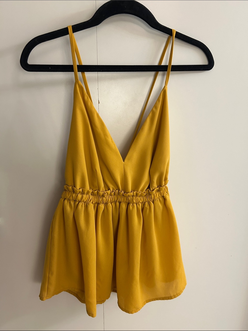 Yellow Babydoll Top